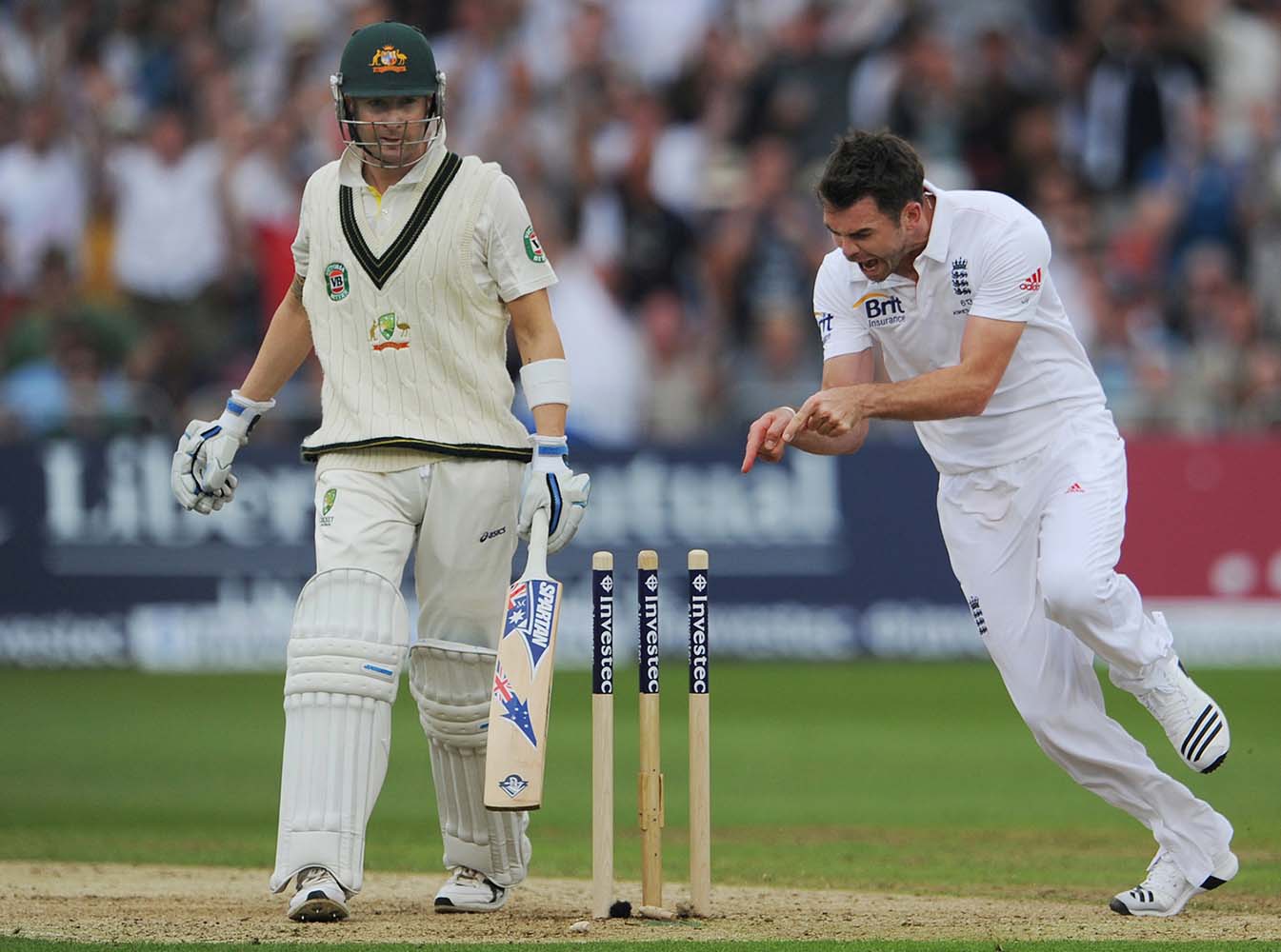 Jimmy Anderson and Michael Clarke for Investec