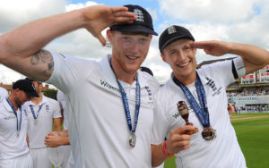 Ben Stokes and Joe Root of England