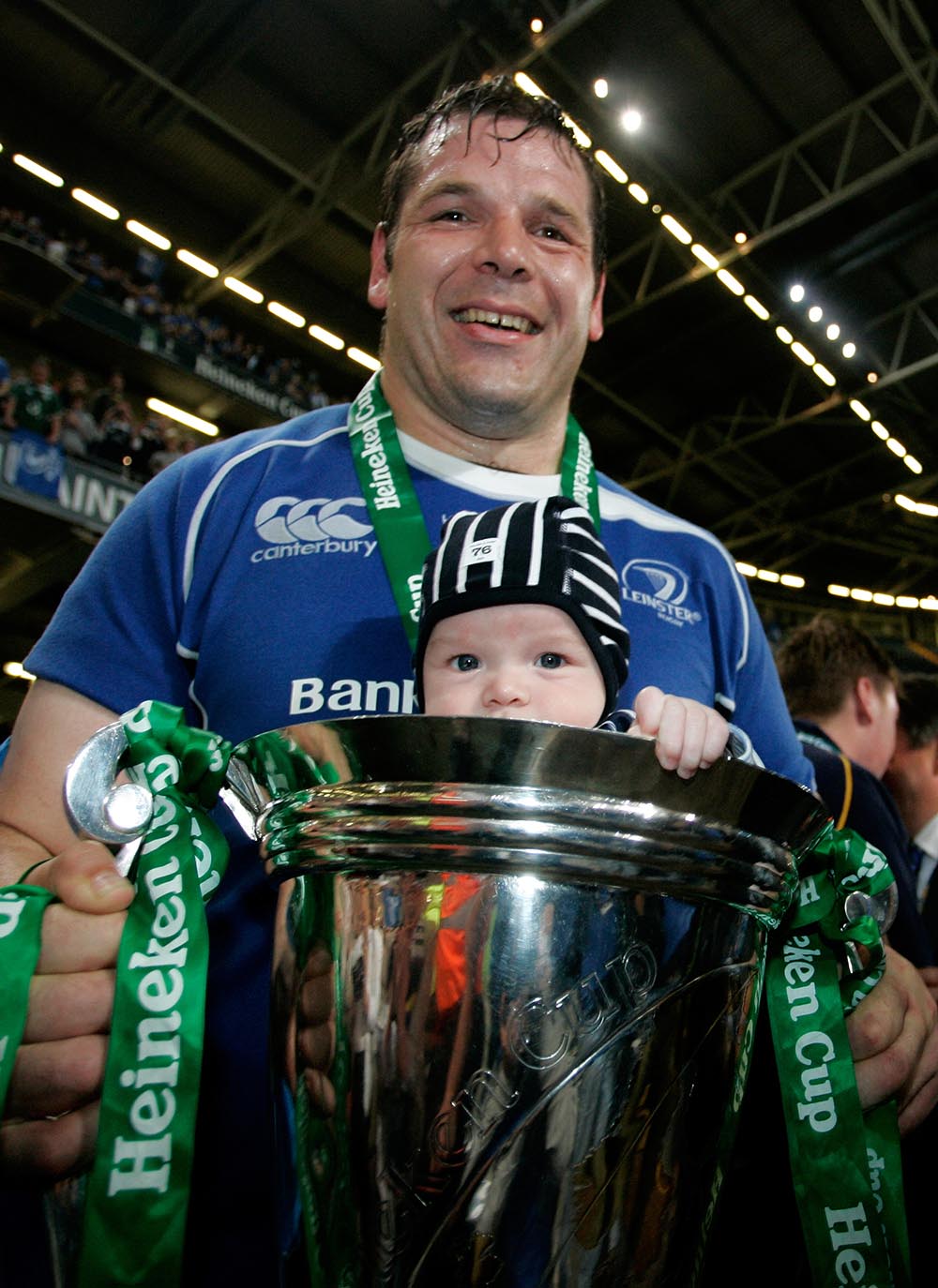 Mike Ross and Son Kevin - Leinster Heineken Cup Final Win.